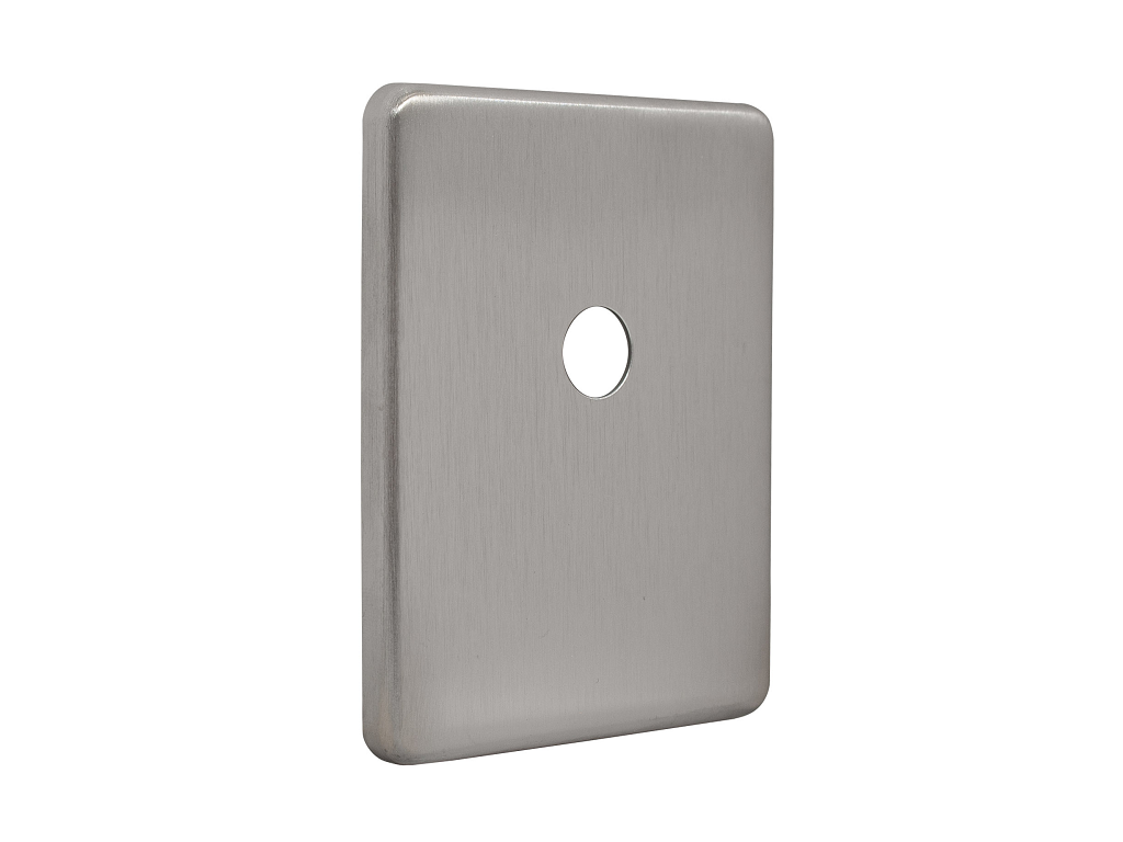 Bocchetta Rettangolare Foro Decentrato mm.62x78x4h varie finiture  Comit - immagine 2